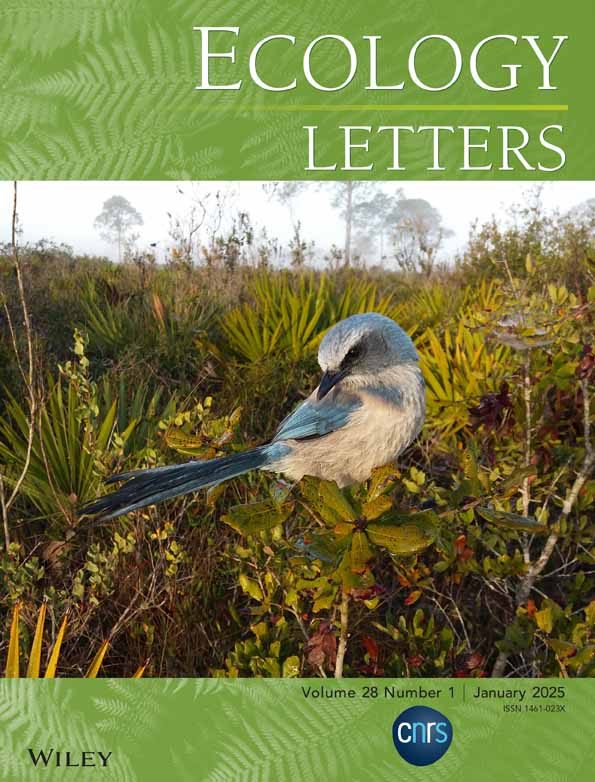 Ecology Letters cover