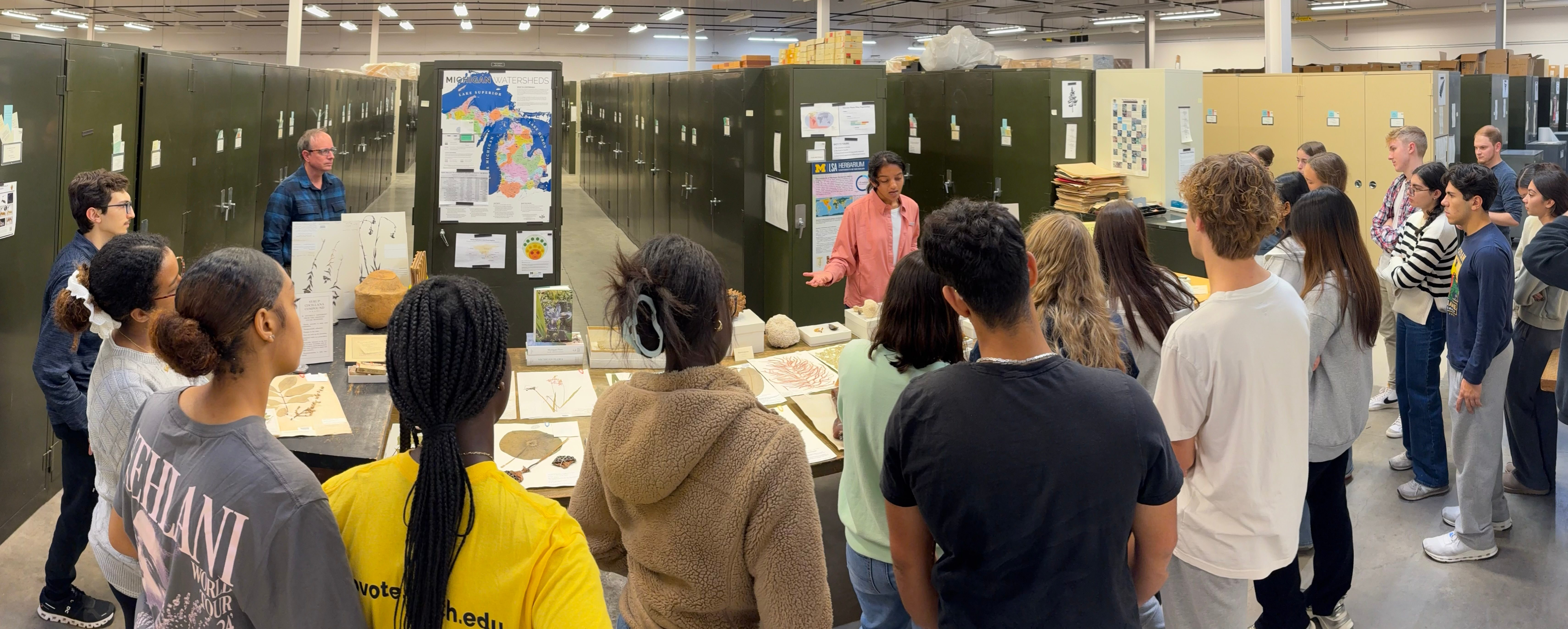 Students at the Herbarium