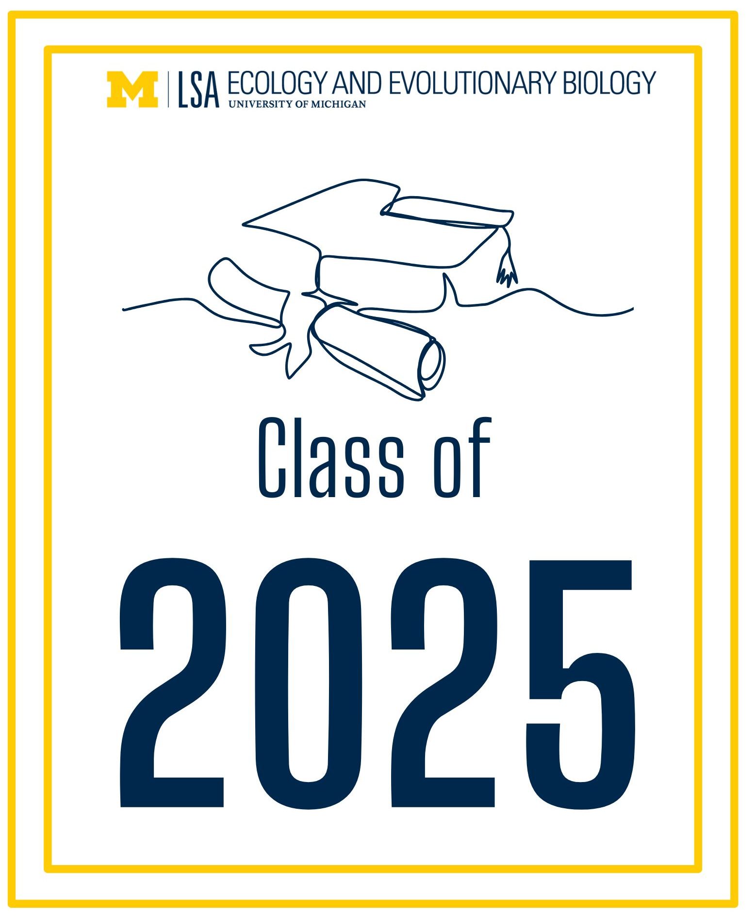 Class of 2025 poster