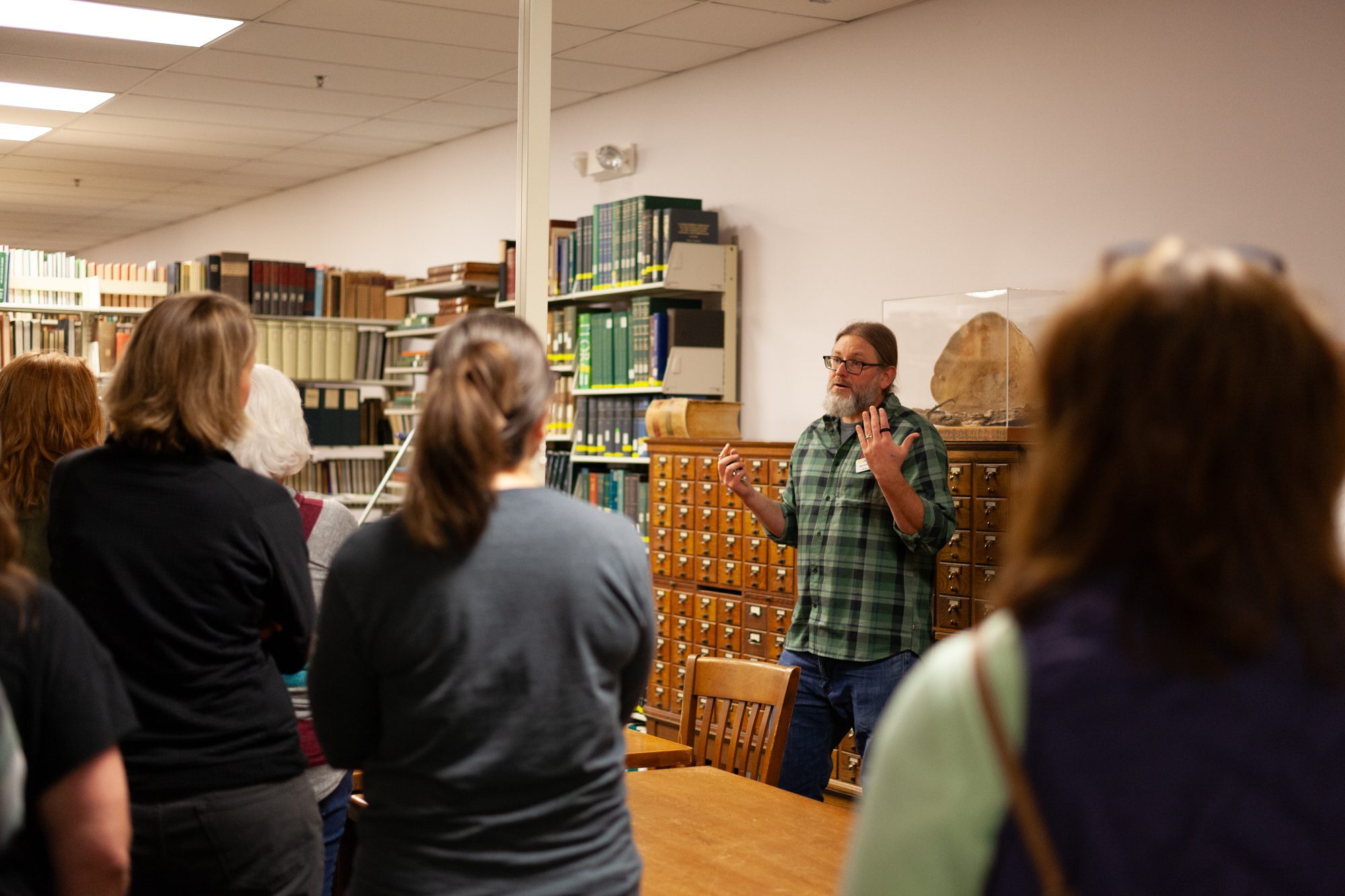 Visitors at the Herbarium 