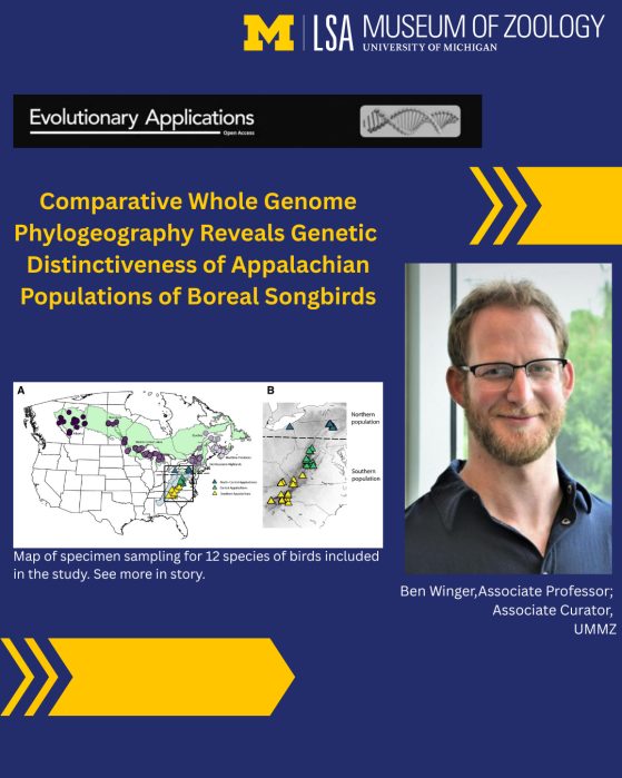 Ben Winger publishes in Evolutionary Applications