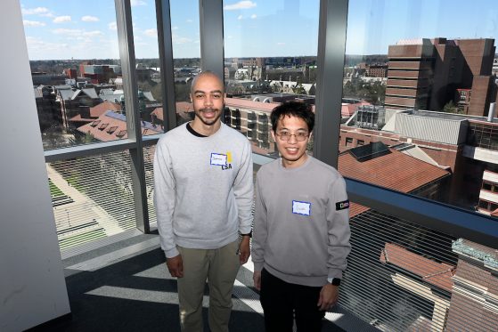 Donovan and one of his participants 