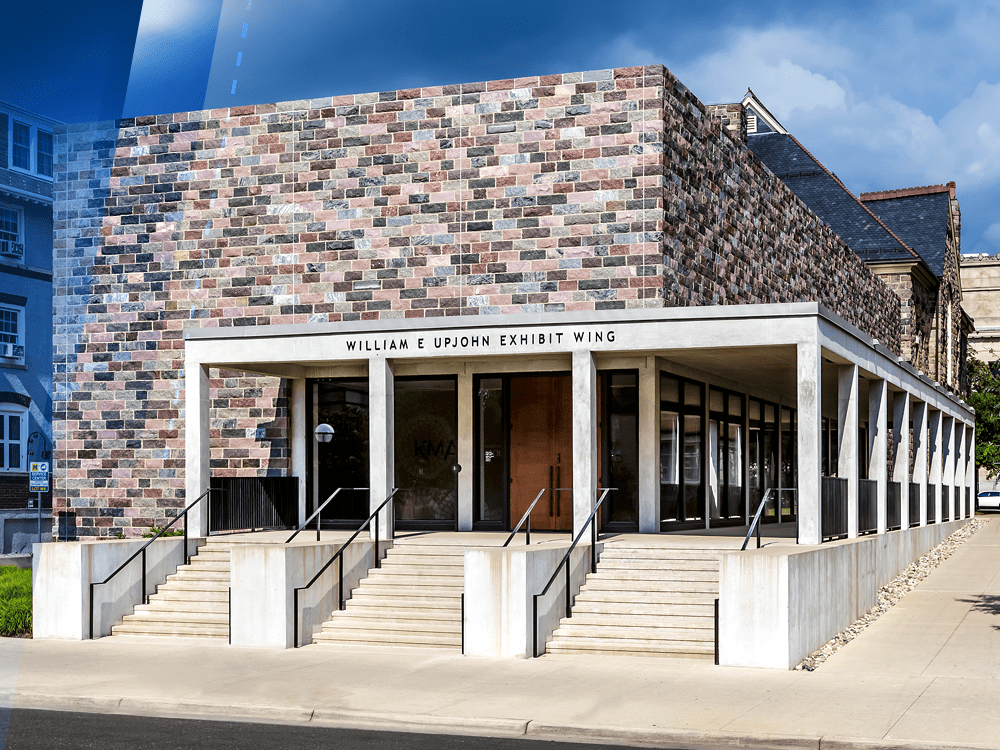 Exterior shot of the Kelsey Museum at the University of Michigan