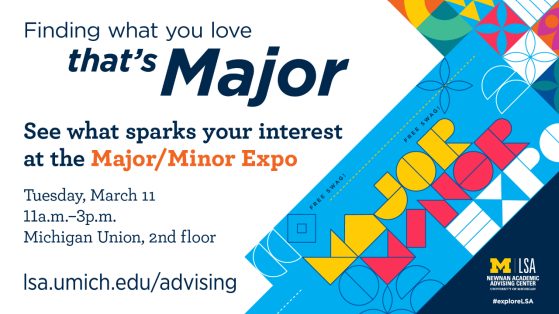 Finding what you love, that's major. See what sparks your interest at the Major/Minor Expo.