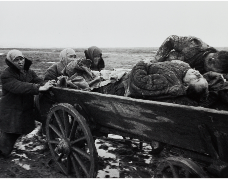Dmitri Baltermants’sphotograph, “Carting the Dead, Kerch, Crimea”