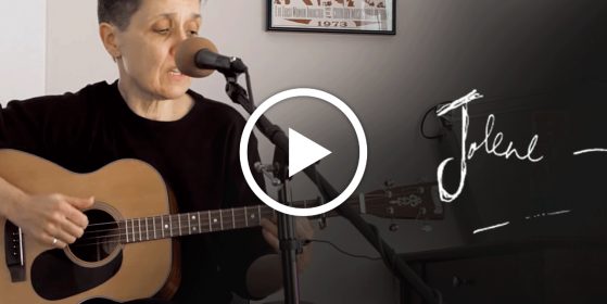 Musicologist and University of Michigan Professor Nadine Hubbs sings and plays guitar on a fourth verse that she wrote for Dolly Parton's song "Jolene."