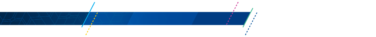 A horizontal stripe of blue with diagonal lines crossing it