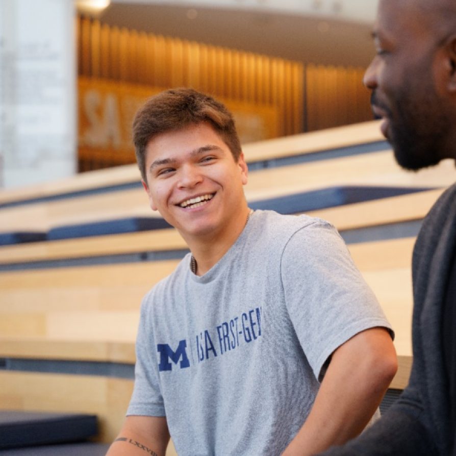 Joe and Jessica Holberg's new LSA scholarship sends a powerful message to first-gen students: You belong here. 