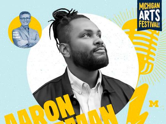 Creative Currrents logo with photo of Aaron Coleman 