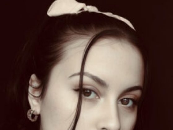 Sepia toned headshot 