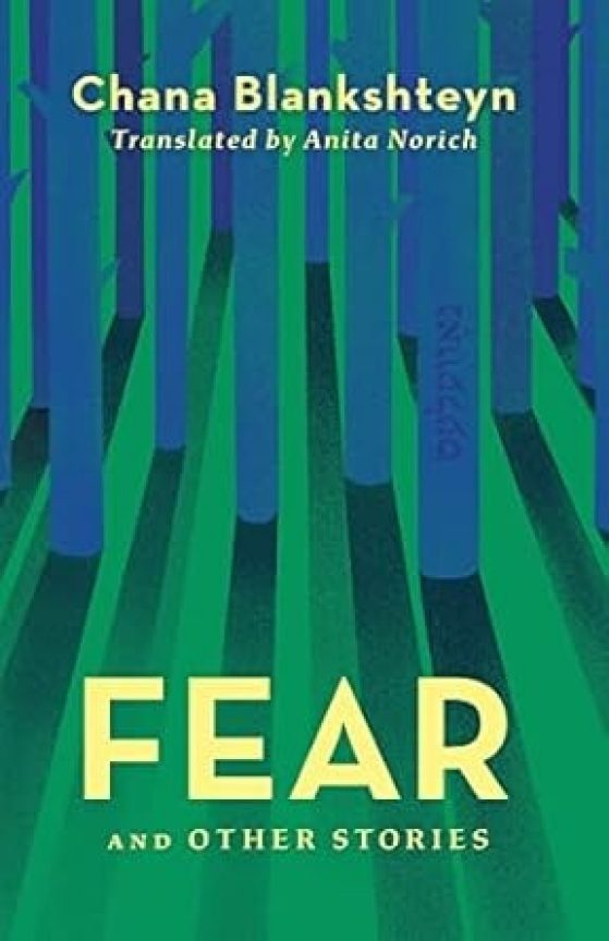 Book cover - Fear and Other Stories by Chana Blankshteyn, Translated by Anita Norich