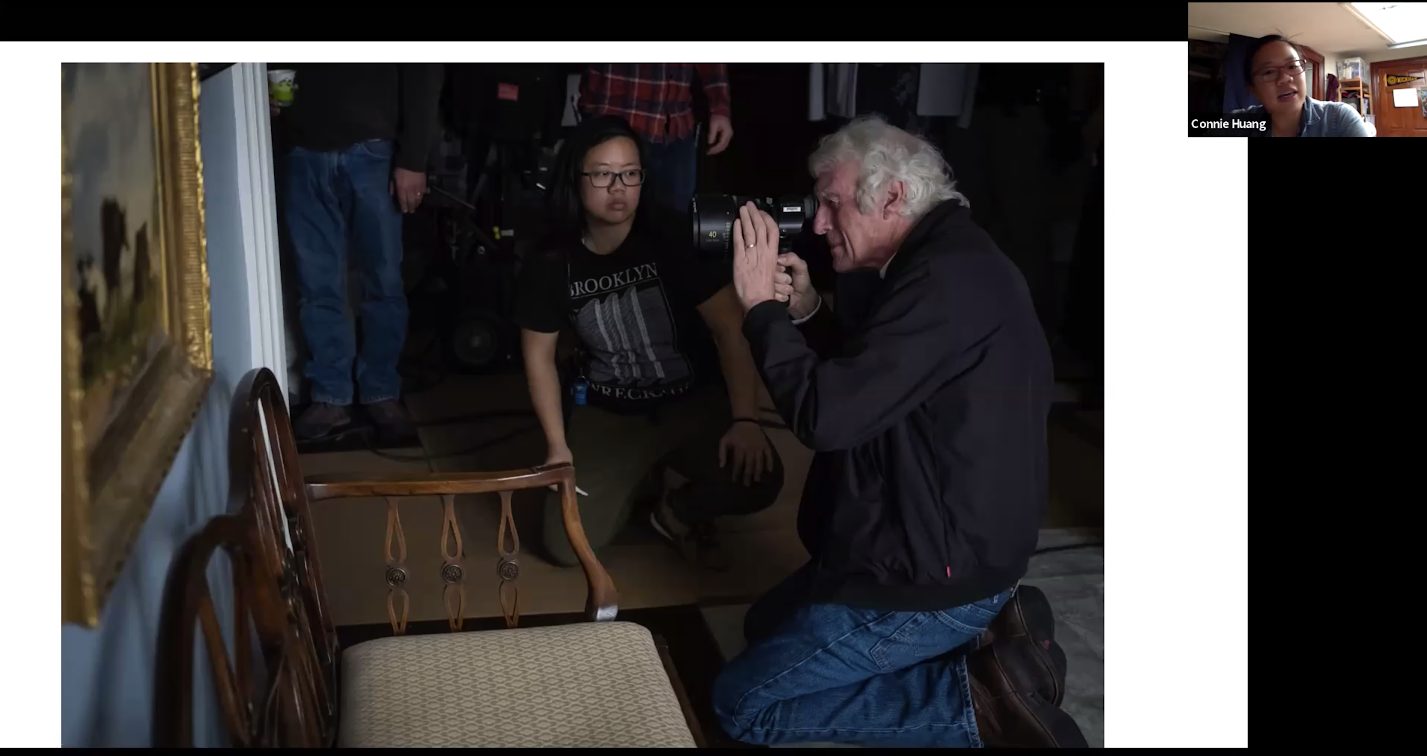 FTVM alum and Cinematographer Connie Huang at work 