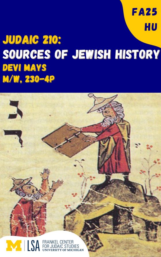 Judaic 210: Sources of Jewish History