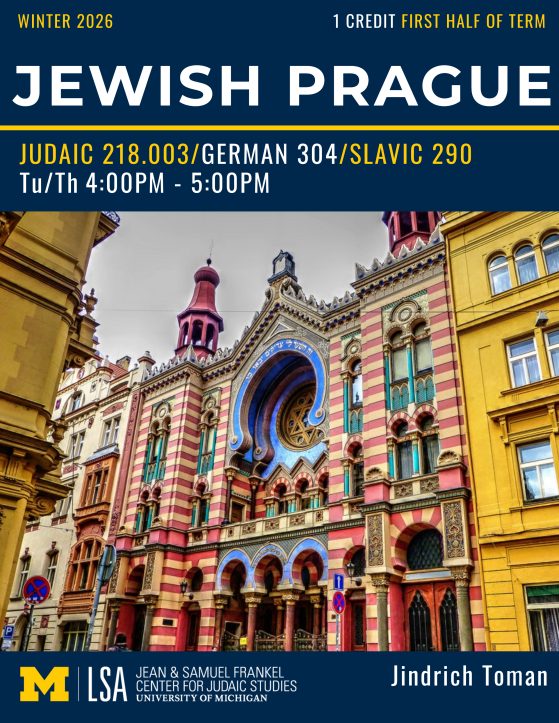 Judaic 218.003 Jewish Prague