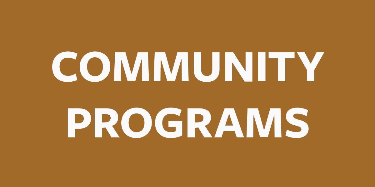 “Community Programs” button.