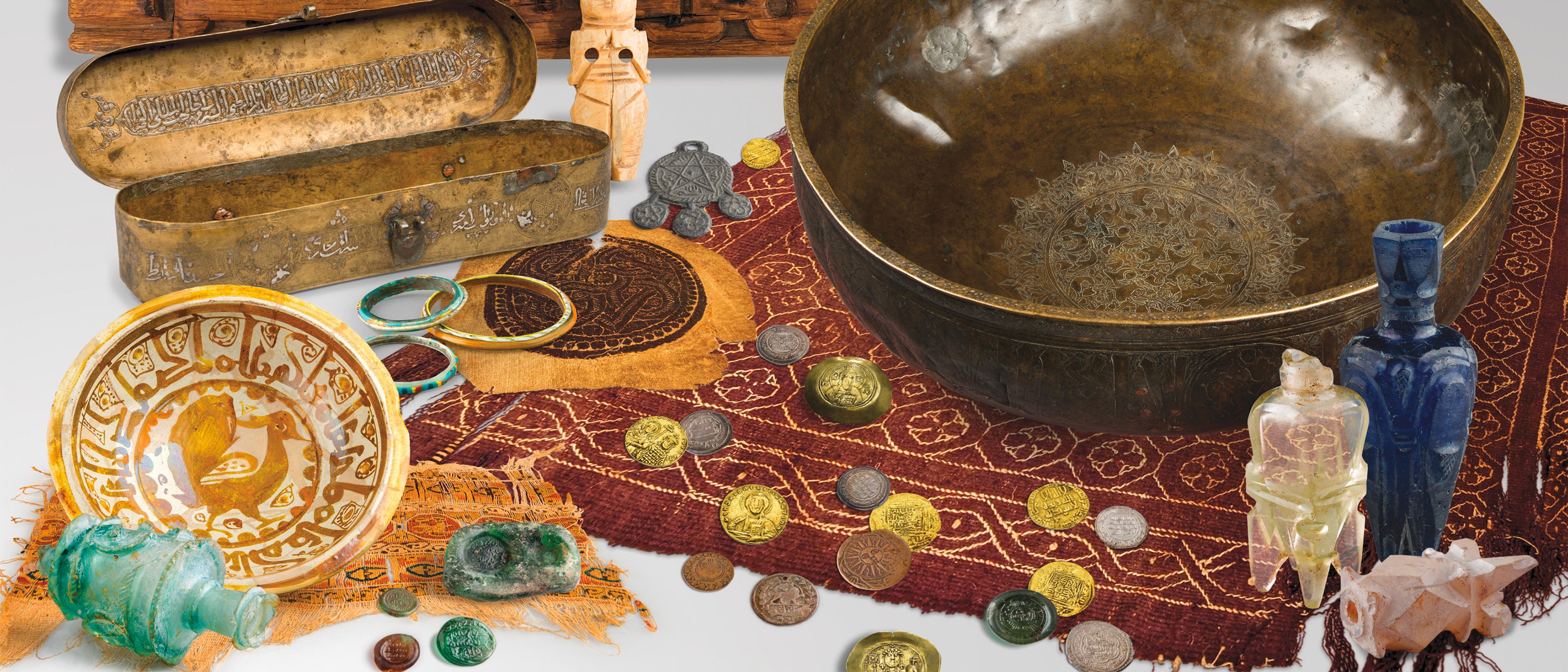 Collection of Islamic artifacts from the Kelsey Museum.