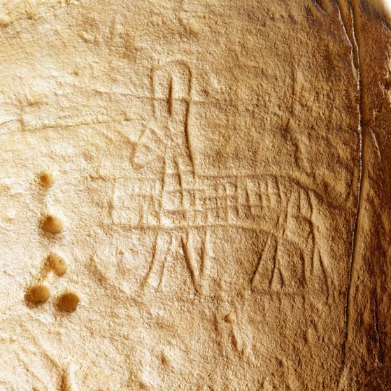 Graffito of the ram of Amun