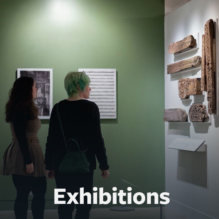 Exhibitions button.