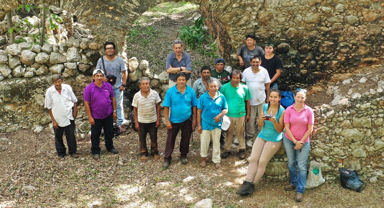 Group photo of archaeological project team.