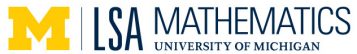 UM Math Logo