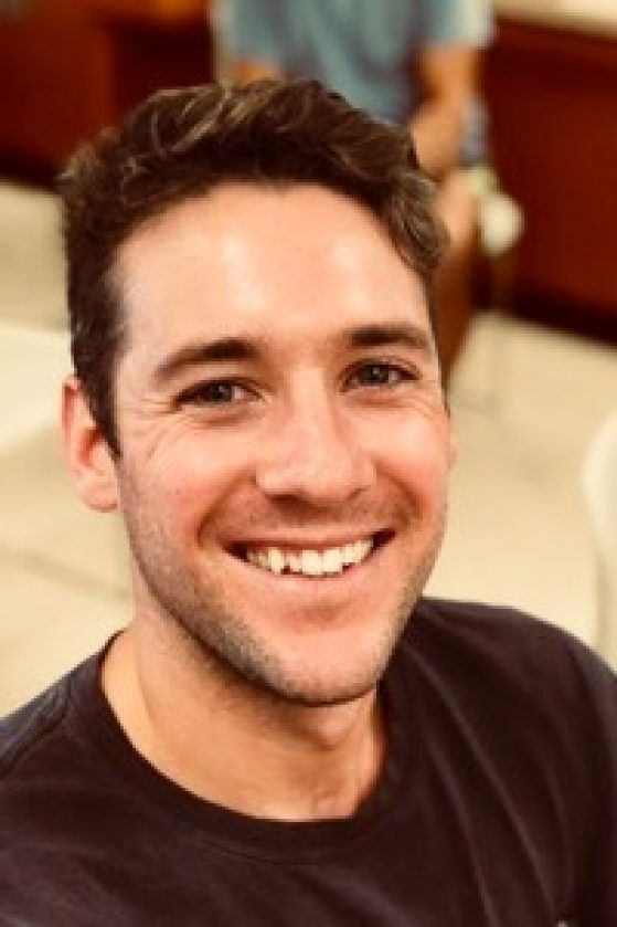 dark haired white male smiling