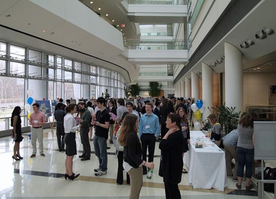 Students at the MRADS Spring Research Symposim
