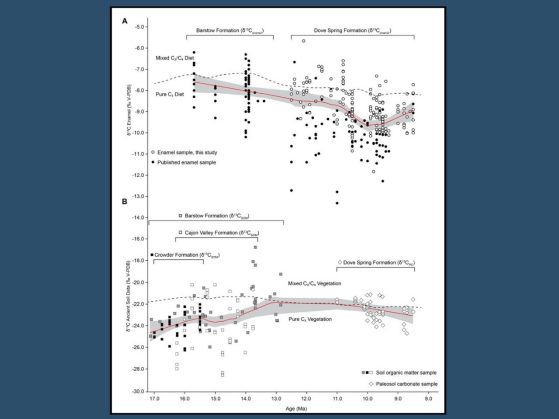chart with plotted points depicting the findings