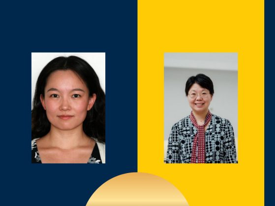 Two portrait photos of the two physicists who were awarded APS Fellowships.