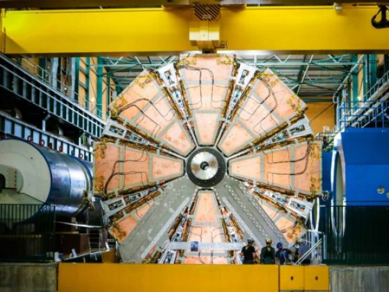 ATLAS experiment during its “New Small Wheel” upgrade project in 2021