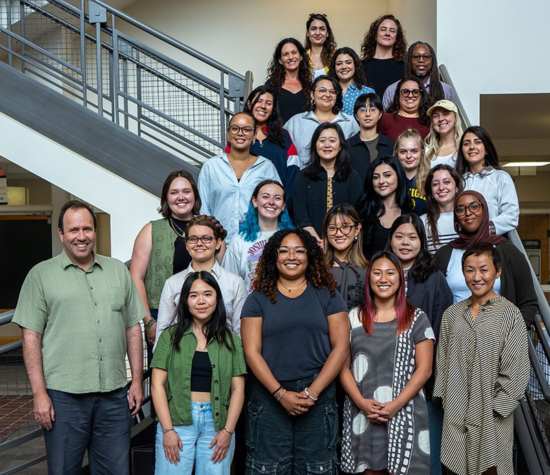 2024-25 PSC/GFP faculty and graduate students in East Hall