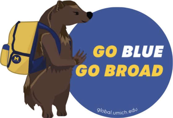 Go Blue Go Abroad Logo