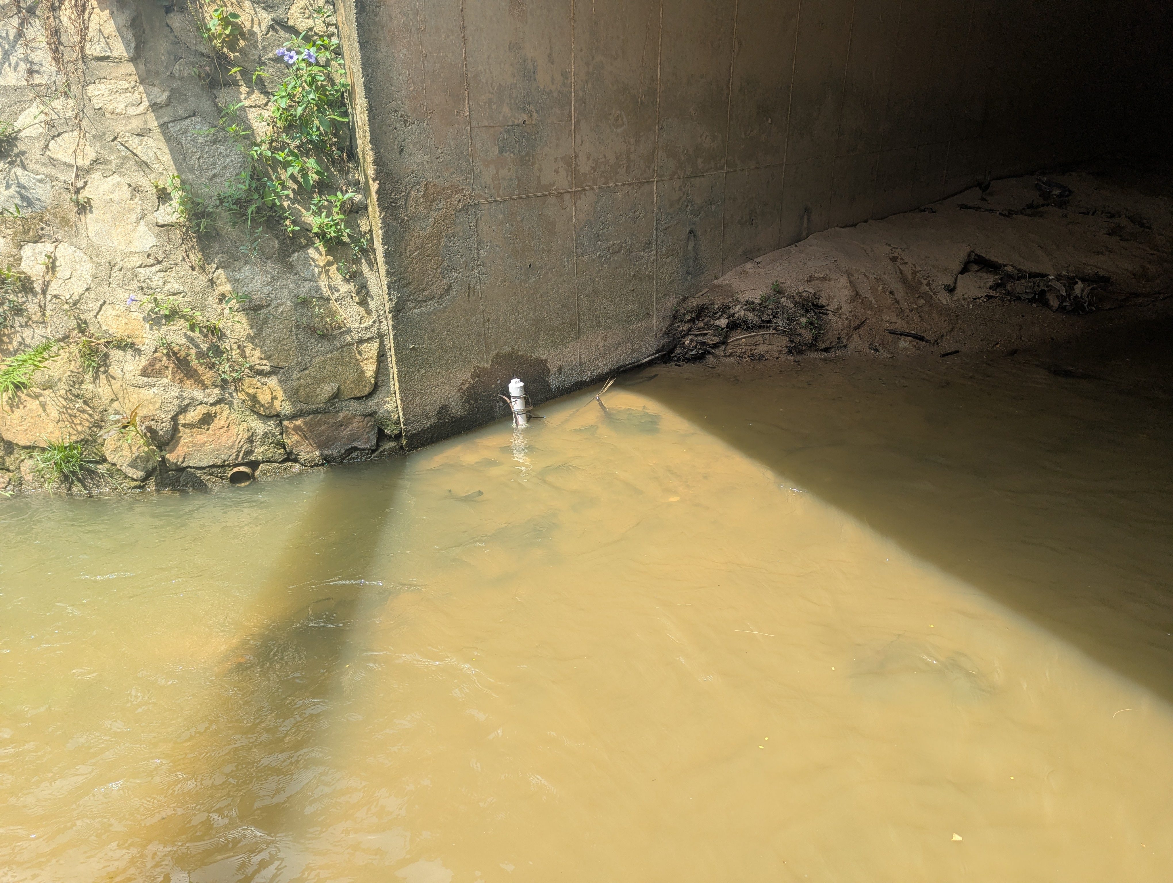 Installing sensors in lakes and rivers