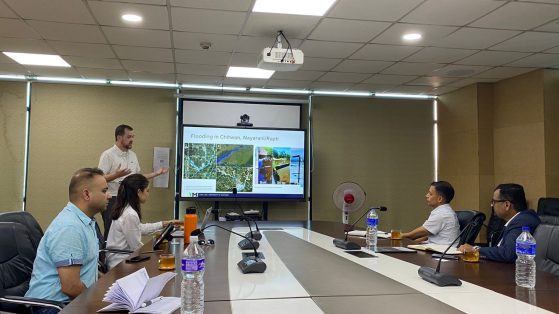 Meeting with local officials