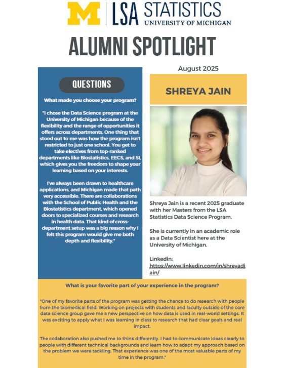 August Alumni Spotlight