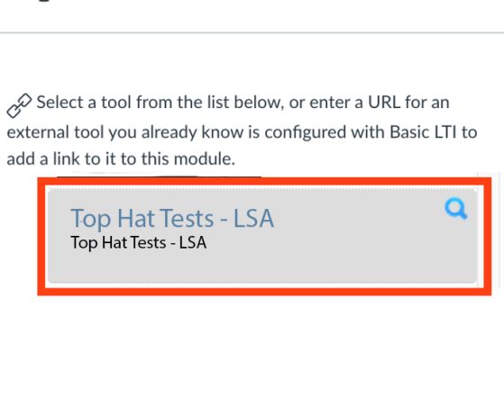 Configure External Link Tool Screenshot