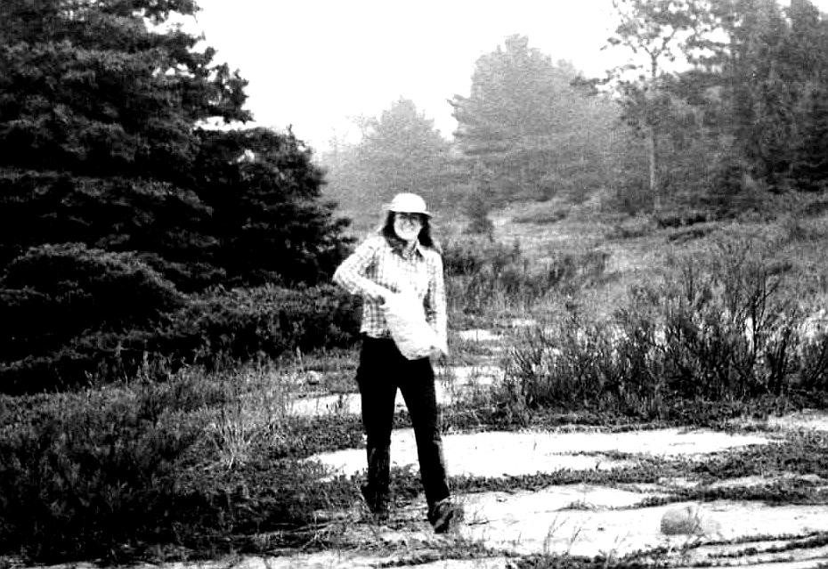 Woman in a forest