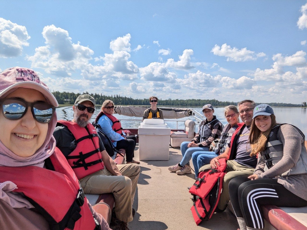 Group of people on a boat