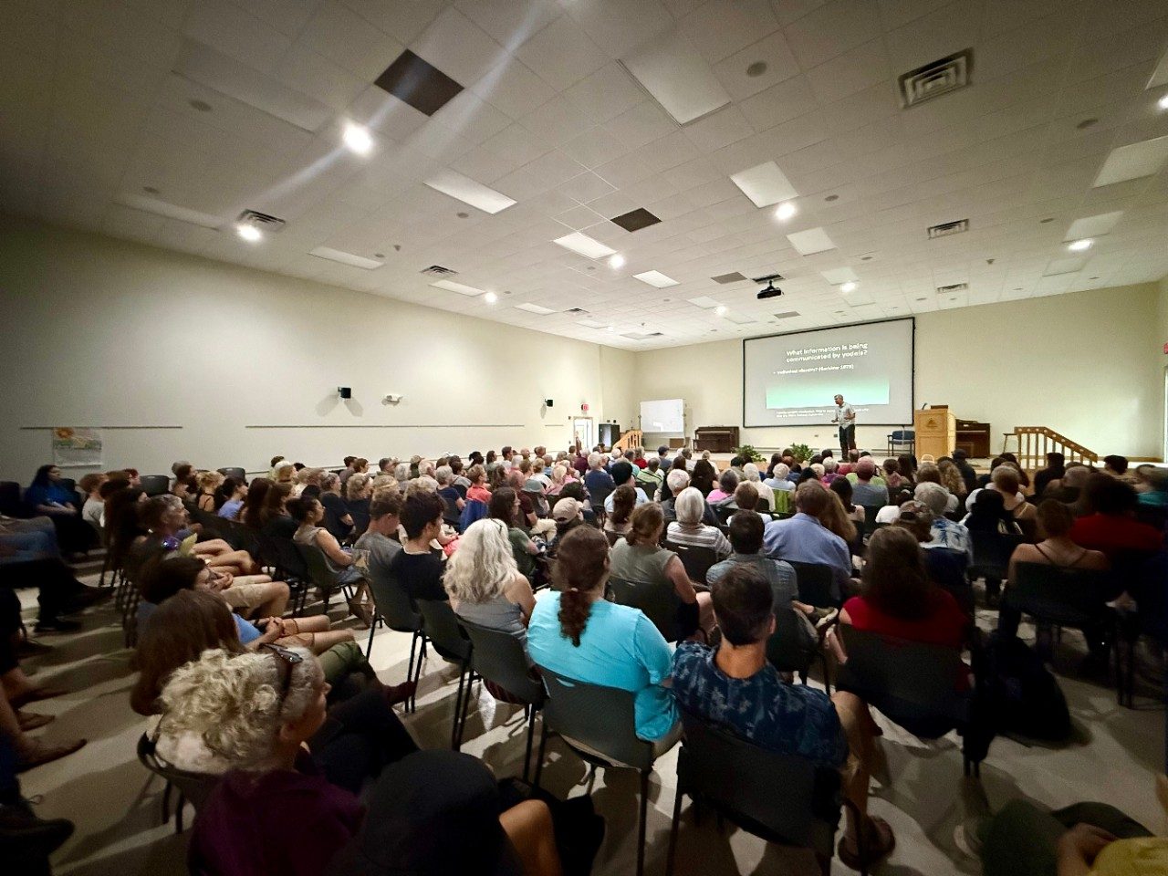 Crowded lecture hall