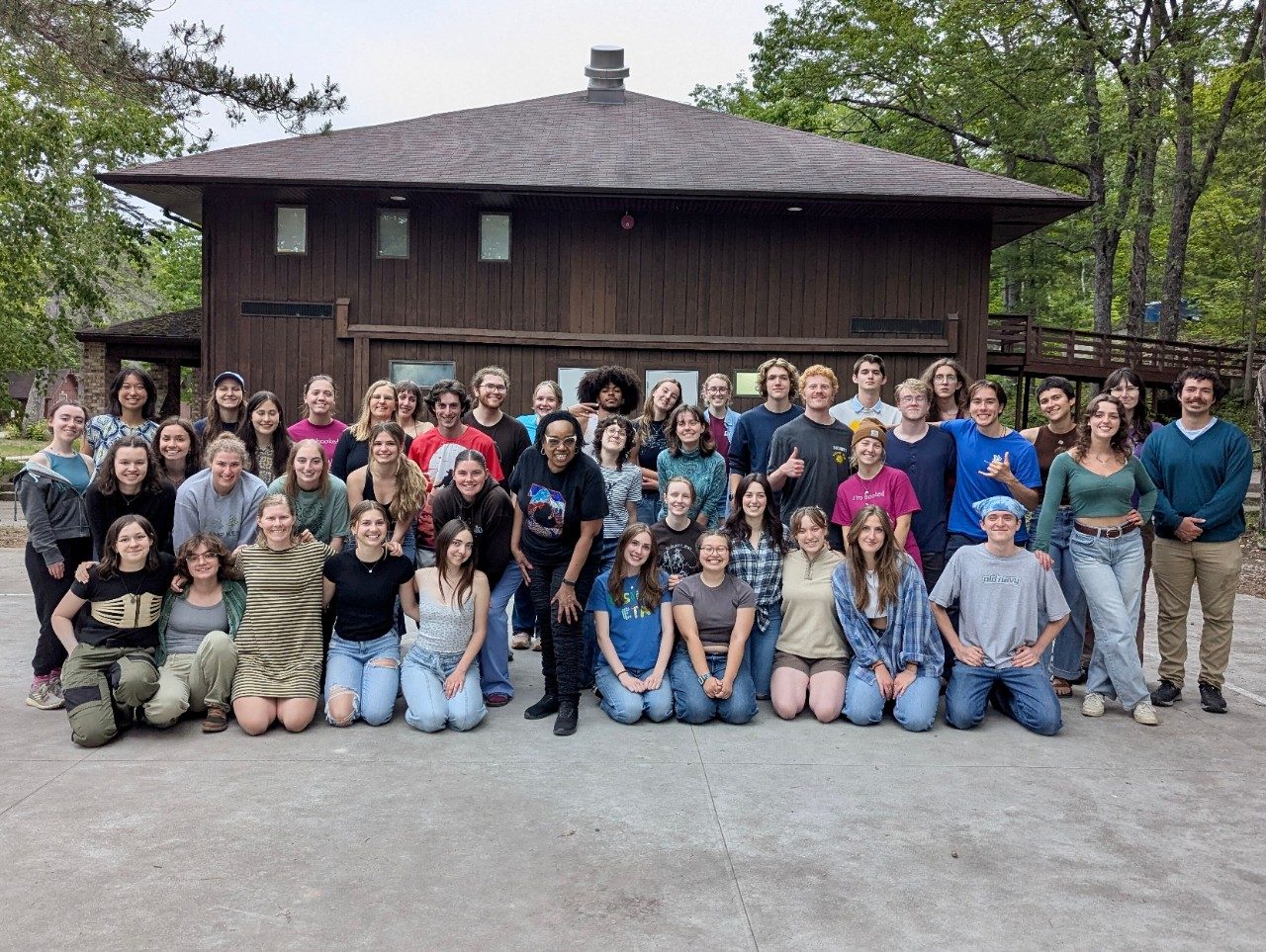 Group photo outside